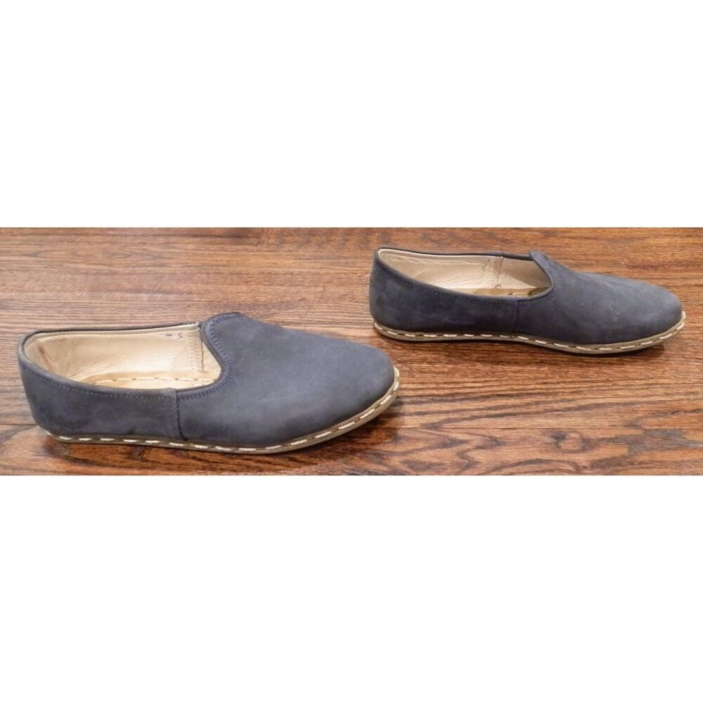 Sabah Baleen Blue Turkish Loafer Slippers Shoes Men's Size EU 39M US 8 - Picture 3 of 6